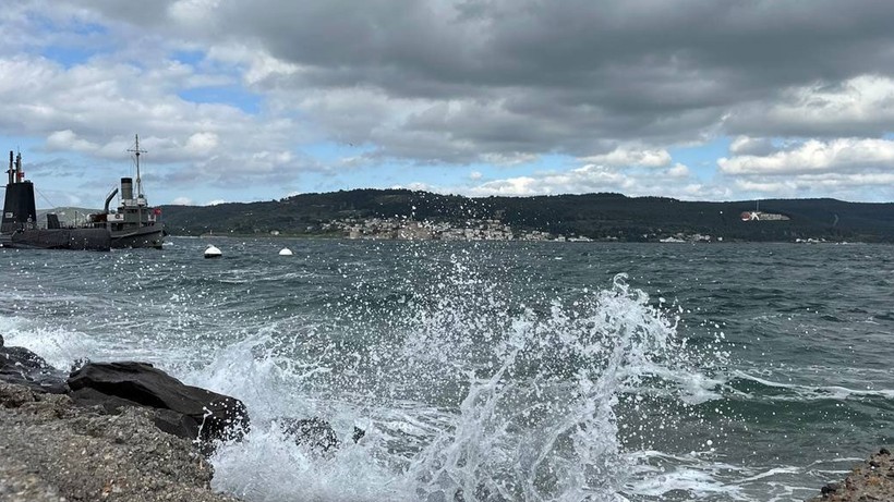 Tekirdağ'ı Poyraz Vurdu! Deniz Ulaşımına Büyük Engel