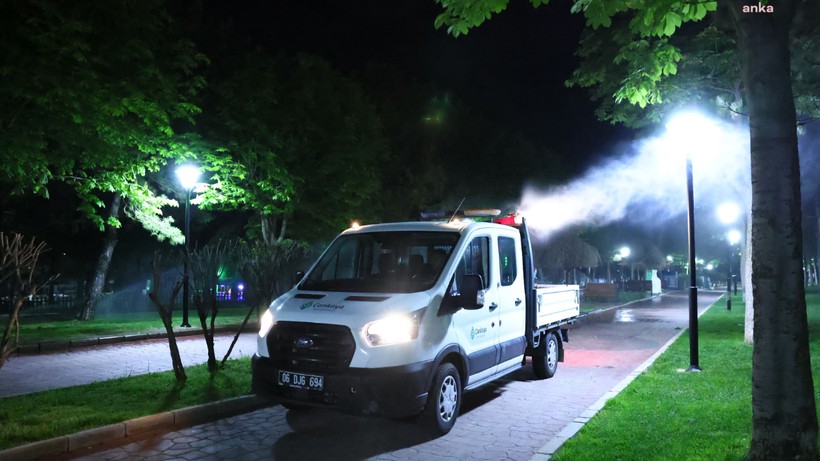 Çankaya'da Havalar Isındı, İlaçlama Mesaisi Başladı