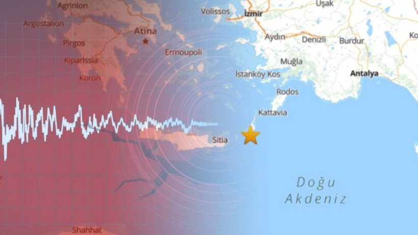 Akdeniz'de 6 Büyüklüğünde Deprem