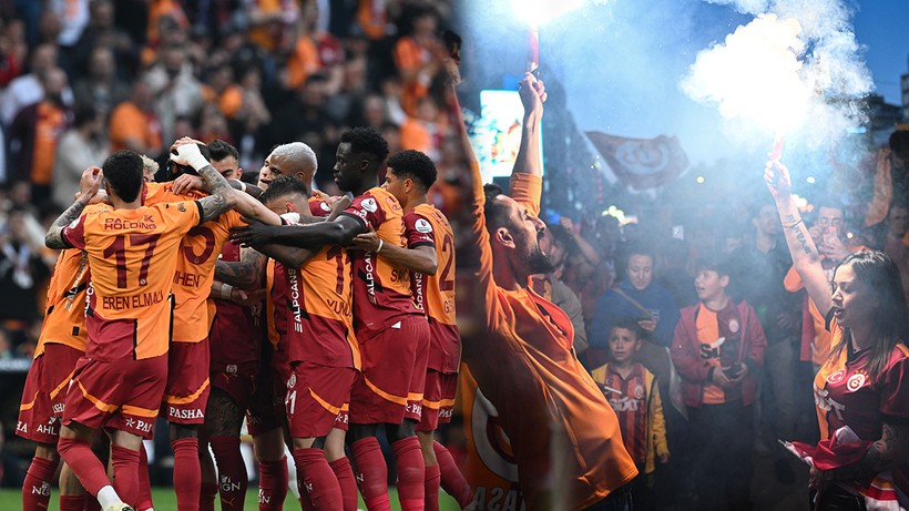 5. Yıldızı Takan İlk Takım! Süper Lig'de Şampiyon Galatasaray