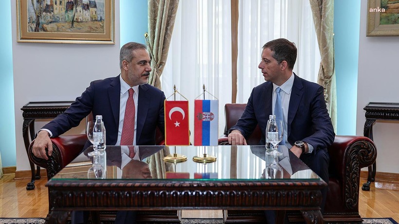 Bakan Fidan, Belgrad'ta Sırp Mevkidaşı Duriç ile Görüştü