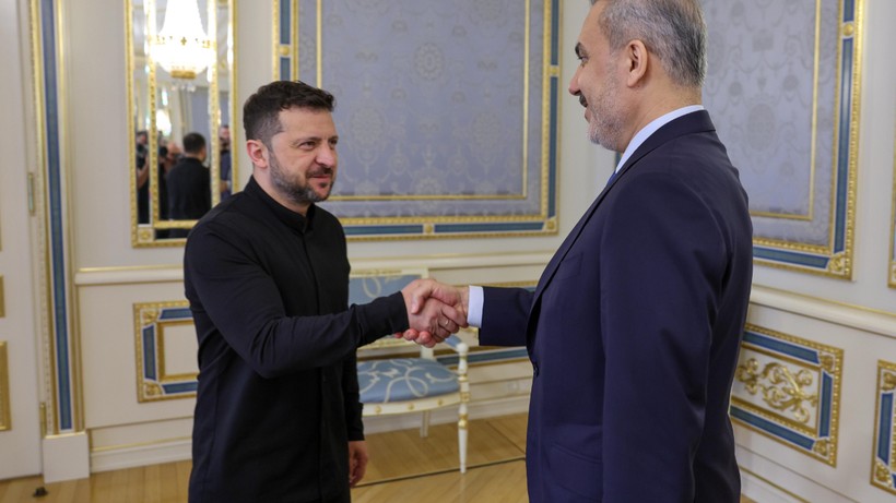 Bakan Fidan, Ukrayna Devlet Başkanı Zelenskiy ile Görüştü