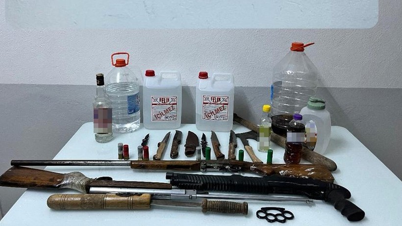 Burdur'da Kaçak İçki ve Silah Operasyonu: Bir Gözaltı
