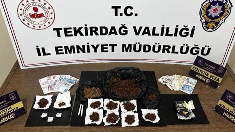 Tekirdağ'da Uyuşturucu Operasyonları, 9 Tutuklama