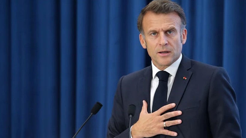 Kayıptı, Aranıyordu... Çalınan Macron Heykeli Bulundu