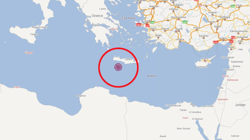 Girit Adası Açıklarında Deprem