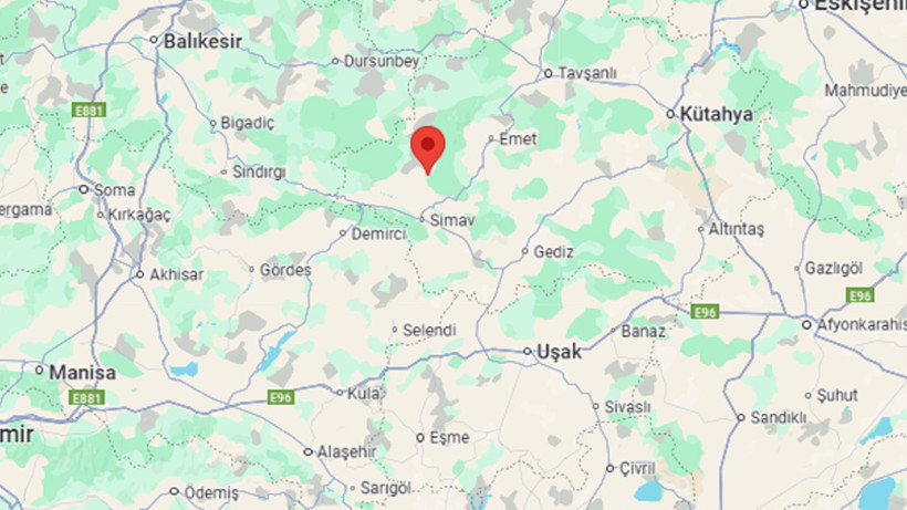 Kütahya'da Korkutan Deprem