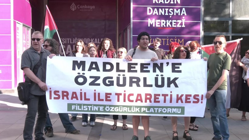 Filistin'e Özgürlük Platformu'ndan 'Madleen' Eylemi