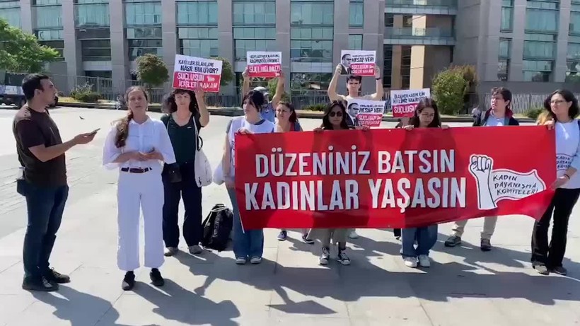 Bahar Aksu Cinayeti Davası: Adliye Önünde İki Kişiye Gözaltı