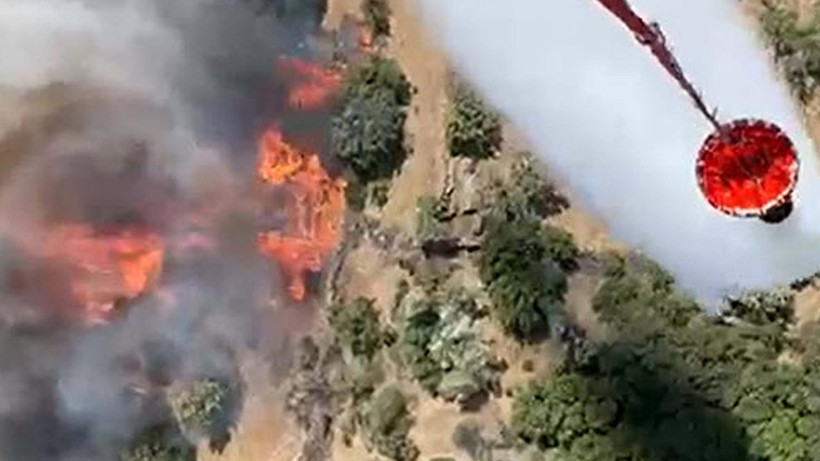 Aydın’da Tarım Arazisinde Korkutan Yangın