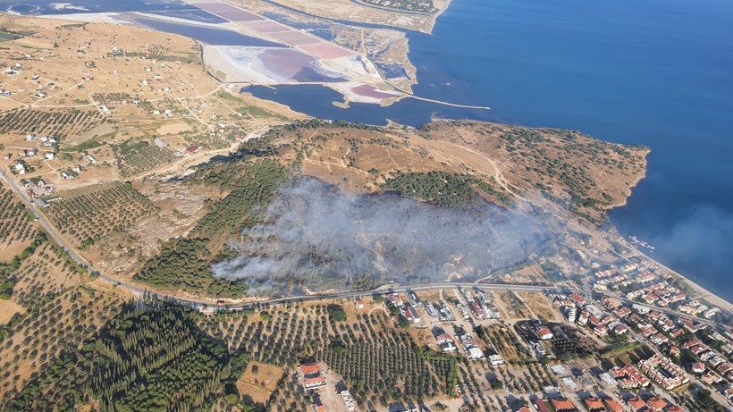 İzmir'de Orman Yangını