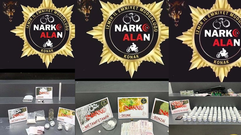 İzmir Konak'ta Uyuşturucu ve Silah Operasyonu! 13 Tutuklama