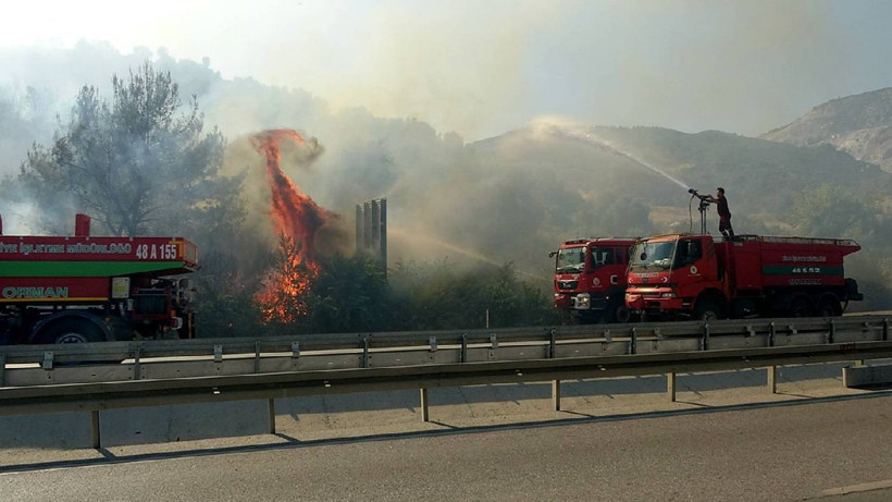 Söke'de Çıkan Yangın Büyümeden Söndürüldü