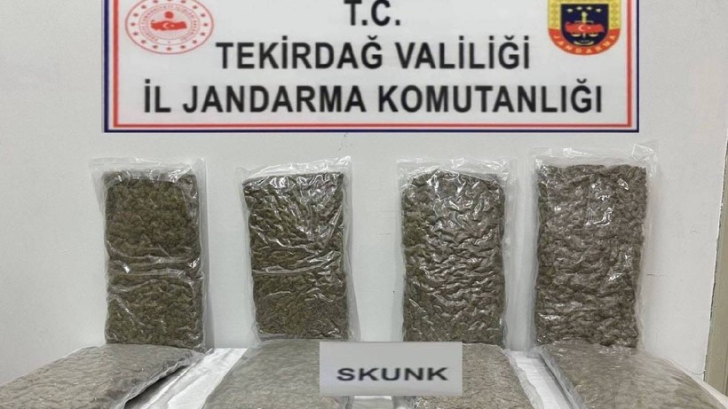 Tekirdağ'da Otoyol Gişelerinde  12 Kilo Uyuşturucu Yakalandı