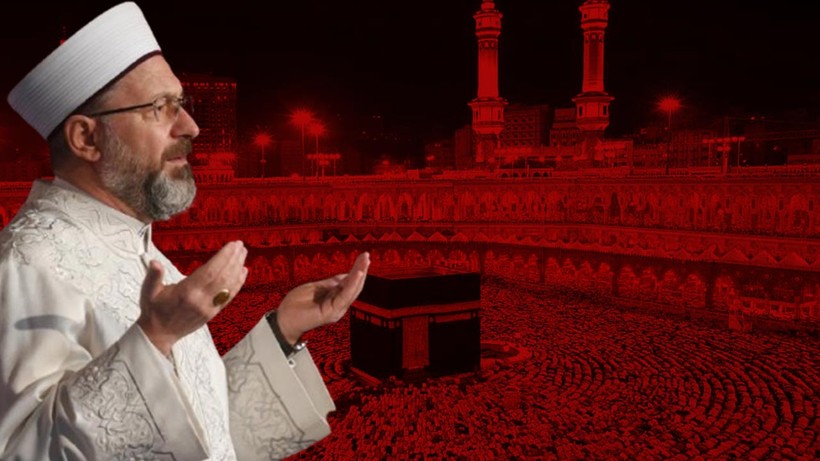 Diyanet Başkanı Lüksü Mekke’ye Taşıdı! Cuma Hutbesinde İsraf Uyarısı Hacda Özel Ütücü