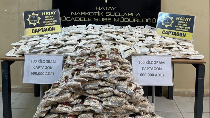Hatay’da 600 Bin Tane Uyuşturucu Hap Ele Geçirildi