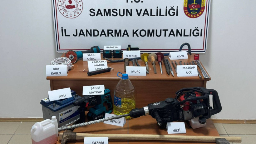 Samsun'da Kaçak Kazıya Suçüstü: 3 Kişi Gözaltına Alındı