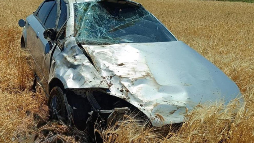 Afyonkarahisar'da Otomobil Takla Attı! 4 Yaralı