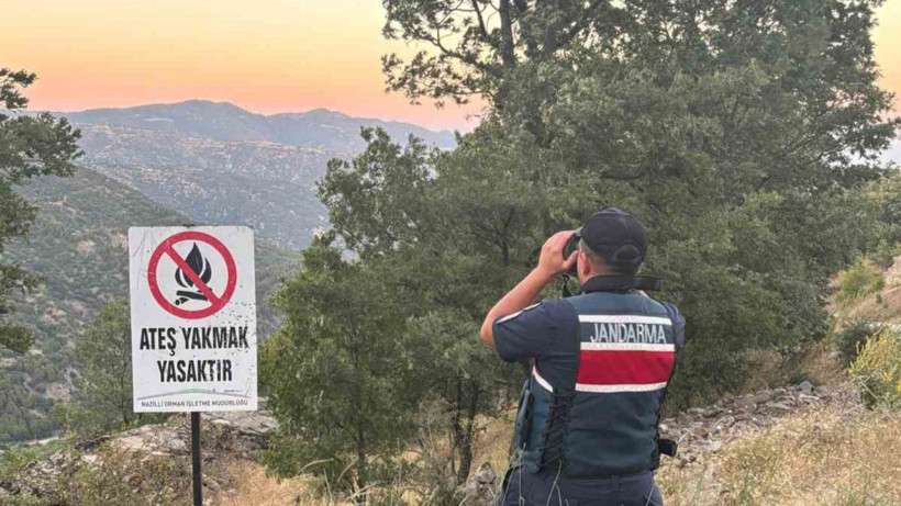 Aydın'da Orman Yangını Alarmı: Jandarma Teyakkuzda