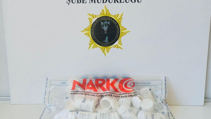 Samsun'da Üzerinde Sentetik Ecza Hap Bulunduran Zanlı Yakalandı