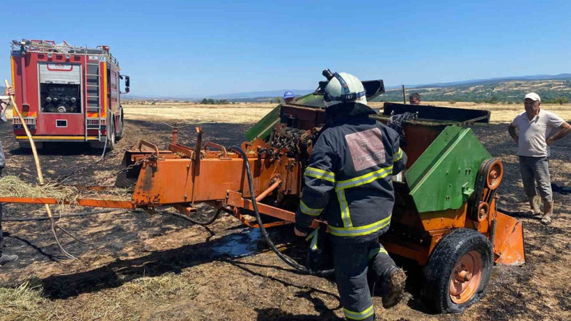 Kastamonu’da Tarla Yangını Söndürüldü