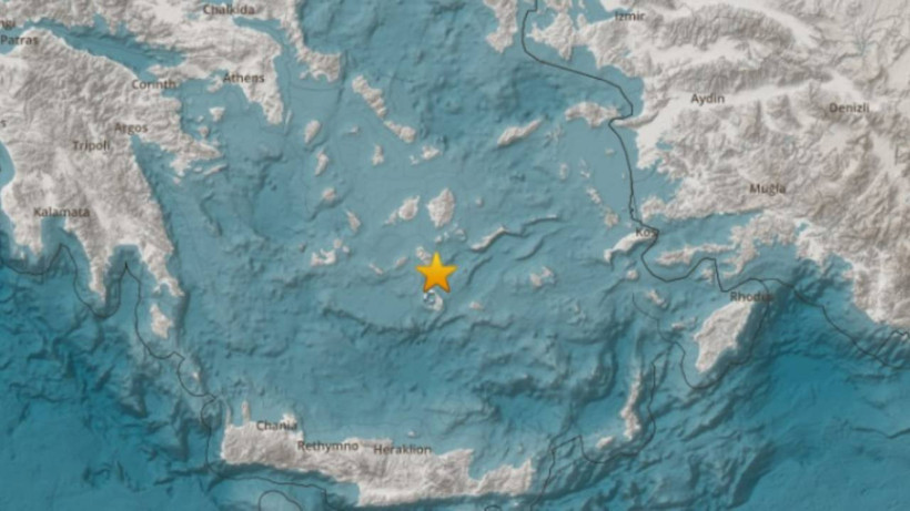 Ege Denizi'nde Gece Yarısı Deprem