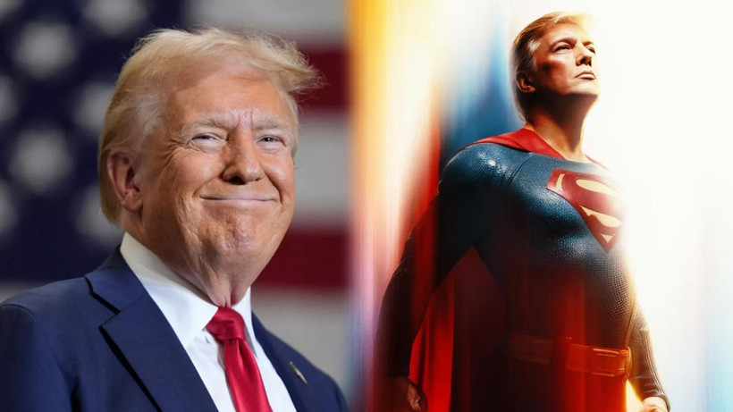 Trump Şimdi de 'Superman' Oldu! Beyaz Saray Paylaştı, Sosyal Medyayı Salladı