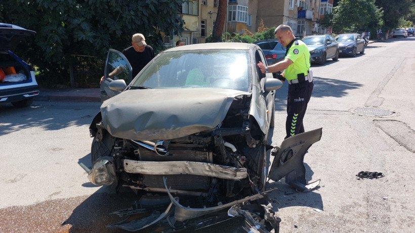 Samsun’da İki Otomobil Çarpıştı: 1 Yaralı