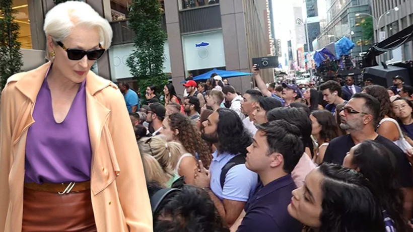 'Şeytan' Geri Döndü! Meryl Streep, New York'u Ayağa Kaldırdı