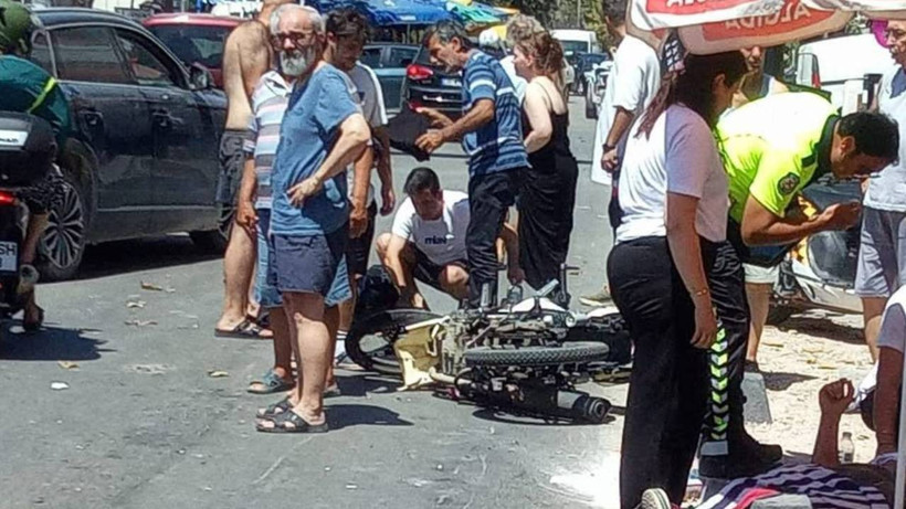 Erdek'te Motosiklet Kazası: 2 Yaralı