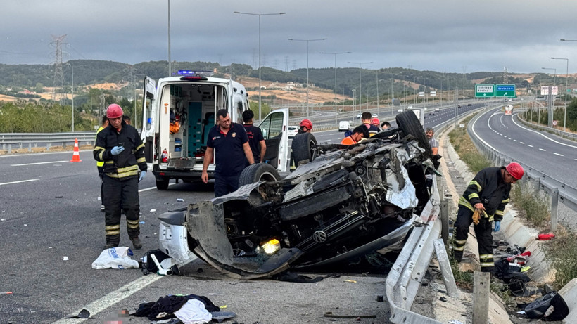 Kuzey Marmara Otoyolu’nda Feci Kaza: Anne Hayatını Kaybetti, Eşi ve 3 Çocuğu Yaralandı
