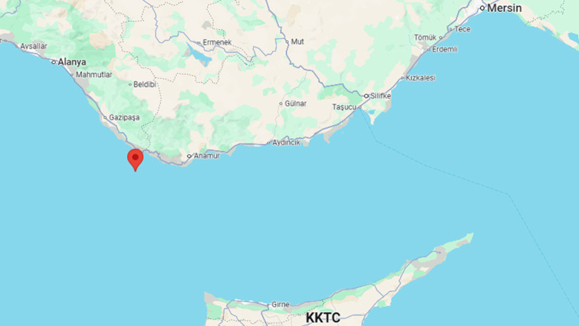 Mersin Anamur Açıklarında Deprem