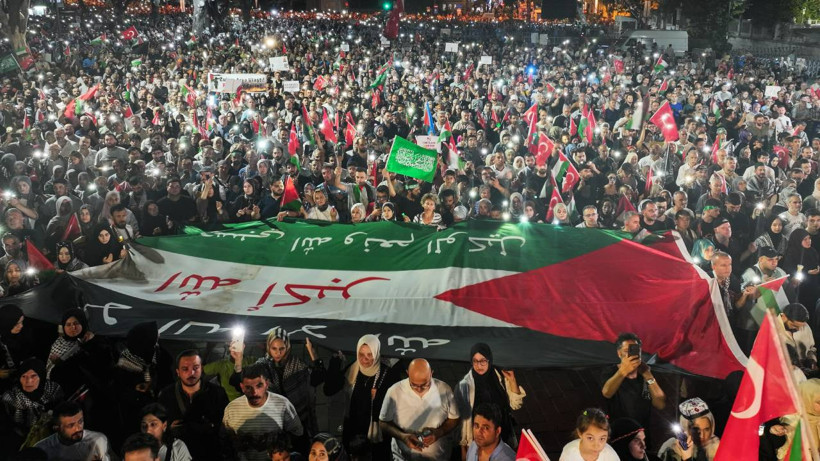 Beyazıt'tan Ayasofya'ya Gazze Yürüyüşü