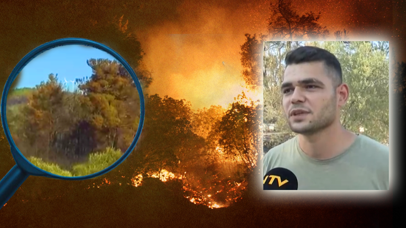 Çanakkale Yangınında Zeytinliği Zarar Görmeyen Çiftçinin Sır Yöntemi! Dört Yanı Küle Döndü Bir Tek Orası Yanmadı