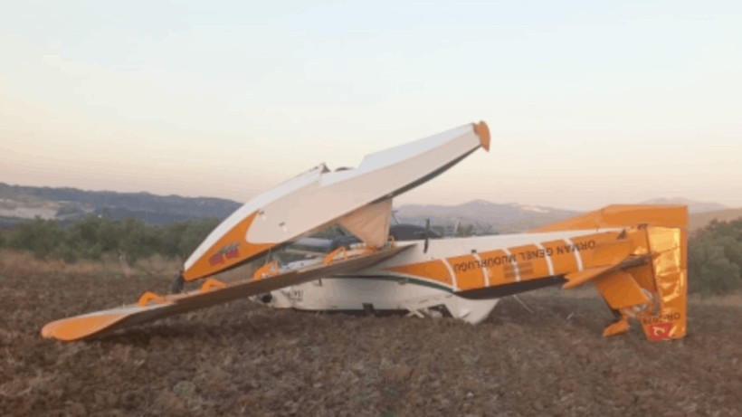 Muğla'da Yangın Söndürme Uçağı Düştü