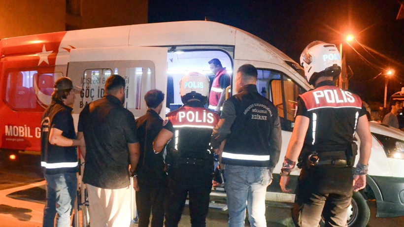 Edirne'de 5 Düzensiz Göçmen Yakalandı