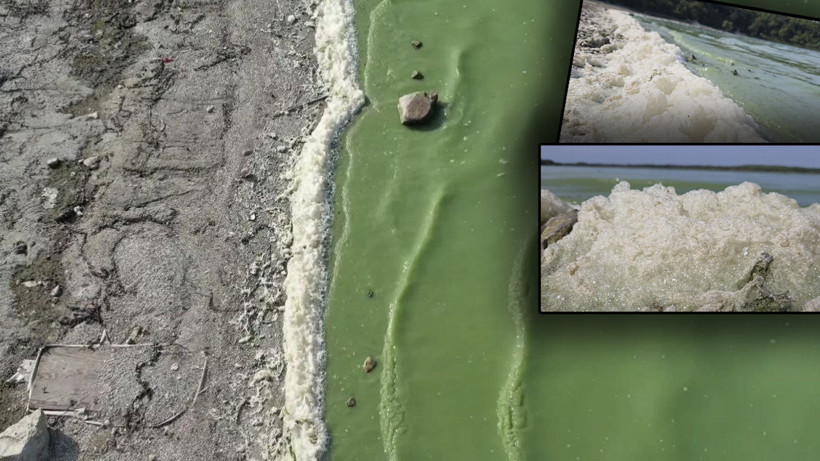 İstanbul'da Vahim Görüntü! Rengi Yeşile Döndü, Kimse Ne Olduğunu Anlamadı