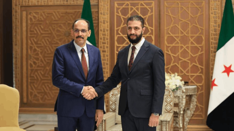 Suriye'de Kritik Temas... MİT Başkanı İbrahim Kalın, Ahmed Şara ile Görüştü