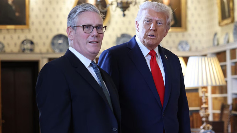 ABD Başkanı Trump ile İngiltere Başbakanı Starmer Görüştü