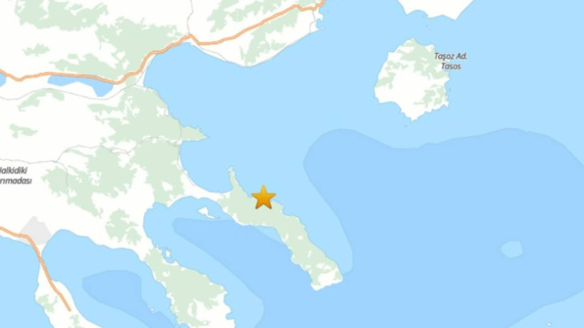 Ege Denizi'nde 4.8 Büyüklüğünde Deprem