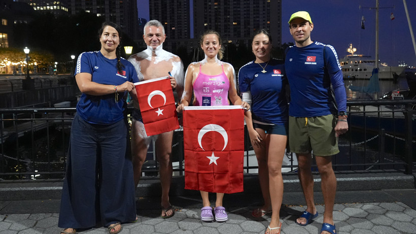 Türk Yüzücülerden '20 Bridges of Manhattan' Parkurunda Zafer! Ece Demir Tarihe Geçti