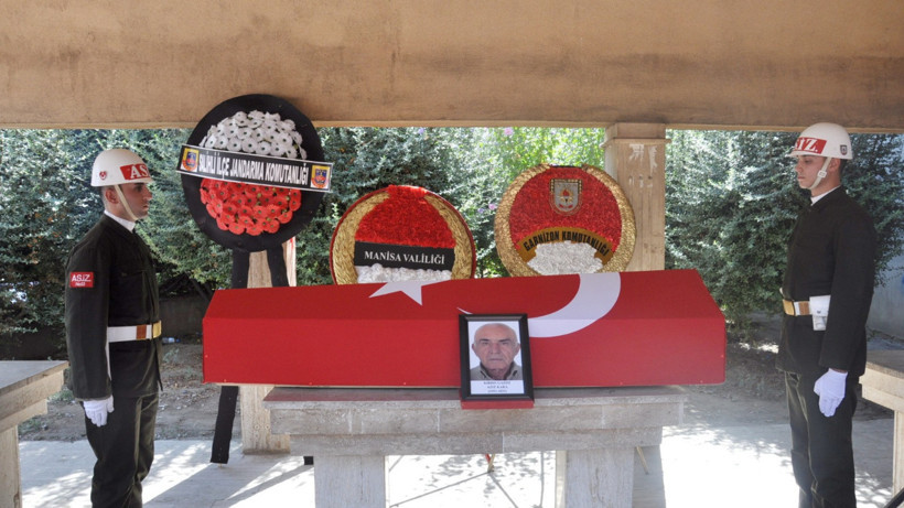 Manisa'da Kıbrıs Gazisi Aziz Kara'ya Acı Veda