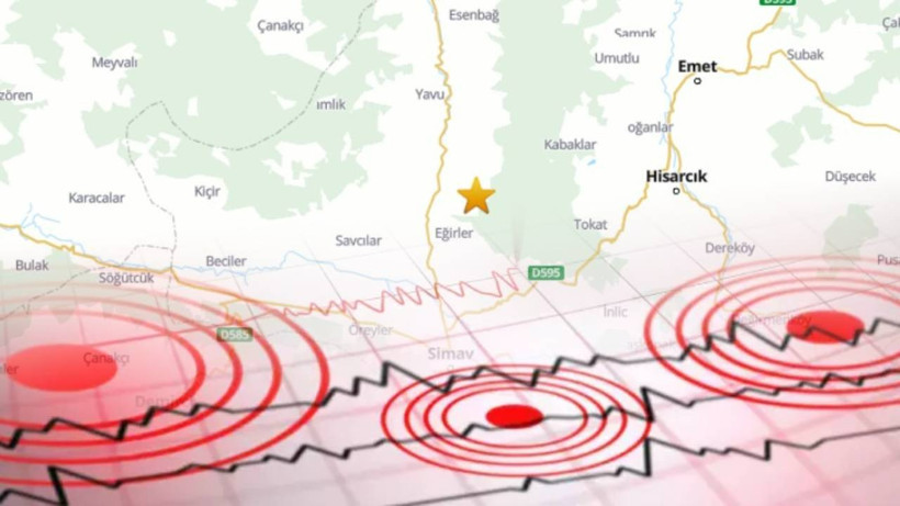 Kütahya'da Gece Yarısı Korkutan Deprem