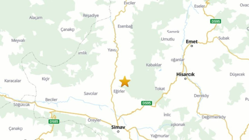 Kütahya'da Korkutan Deprem! AFAD Büyüklüğünü Açıkladı