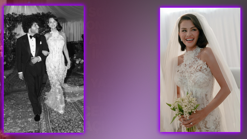 Hollywood’a Damga Vuran Düğünden Yeni Fotoğraflar! Selena Gomez’in Zarafeti Büyüledi, Herkes Bu Gelinliği Konuşuyor