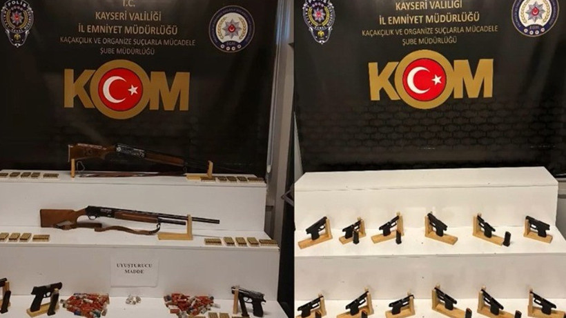 Kayseri Merkezli 4 İlde Silah Kaçakçılığı Operasyonu: 9 Kişi Yakalandı