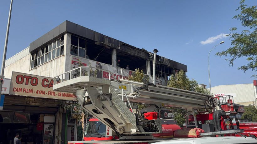 Gaziantep’te Sanayi Sitesinde Korkutan Yangın