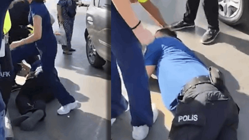 Mersin'de Polis Memuruna Otomobil Çarptı