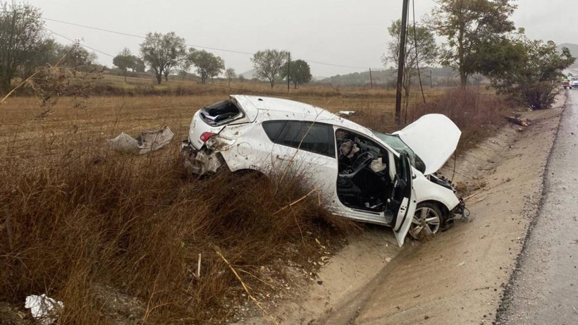 Balıkesir’de Trafik Kazası! 2 Kişi Yaralandı