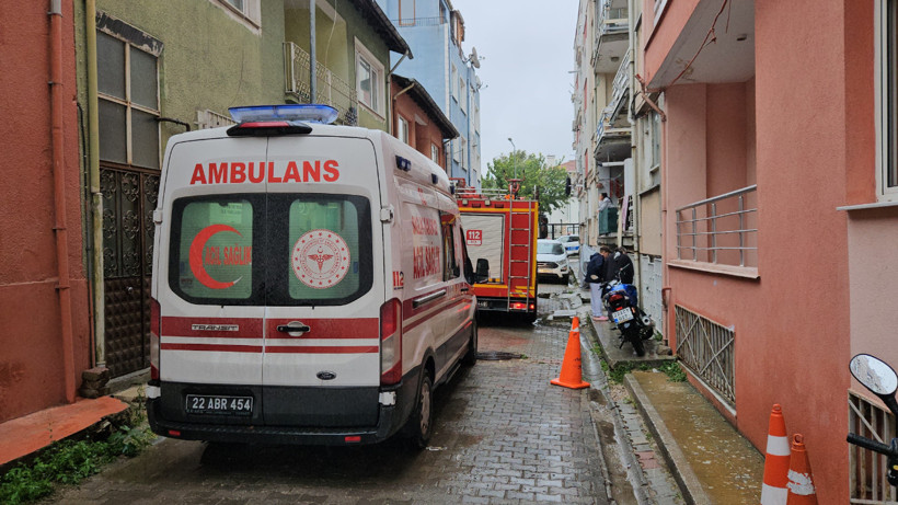 Edirne’de Baca Yangını Paniğe Neden Oldu